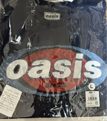 oasis T셔츠 Logo Navy L사이즈