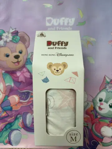 새상품 홍콩 디즈니 더피 프렌즈 슈파트 에코백 M 사이즈