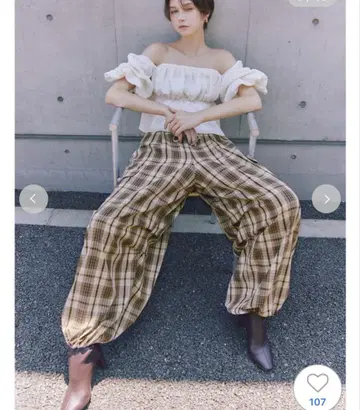 스나이델 와이드 디자인 팬츠