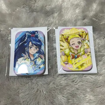 프리큐어 스퀘어 캔뱃지 중국 아쿠아 레모네이드