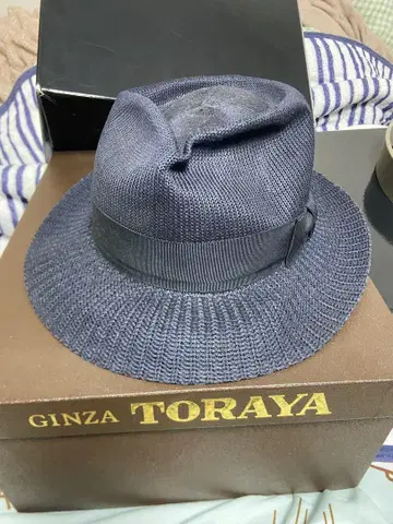 TORAYA 네이비 펠트 햇