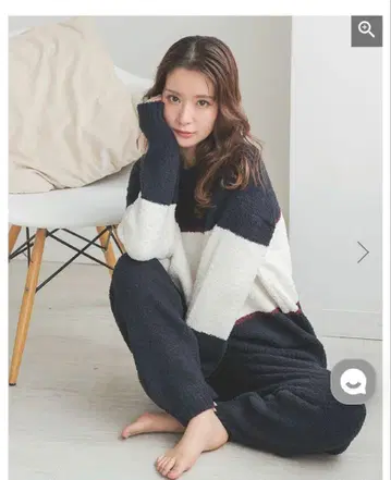 Donoban 모코모코 룸웨어 롱 팬츠 SET