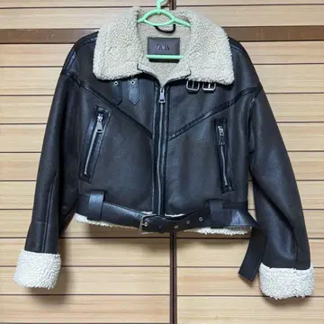 ZARA 크롭 더블 페이스 자켓