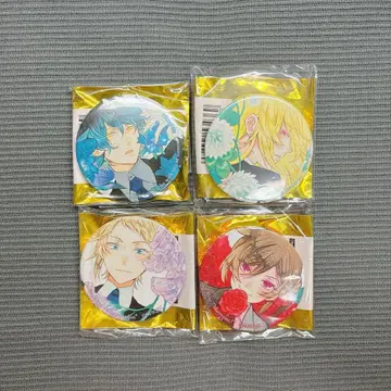 PandoraHearts 캔뱃지 꽃말 4개 묶음 판매