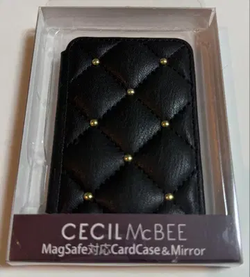 CECIL McBEE MagSafe 대응 카드 케이스 거울 포함