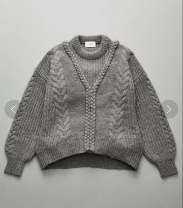 CLANE 니트 그레이 긴팔