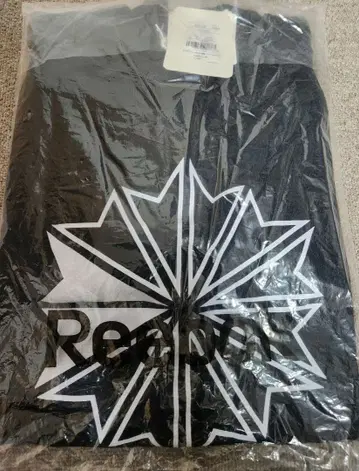 리복 맨투맨 트레이닝복 블랙 검정 사이즈 O