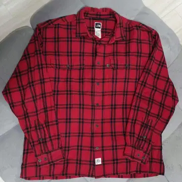 THE NORTH FACE 헤비 플란넬 셔츠 체크 빨검