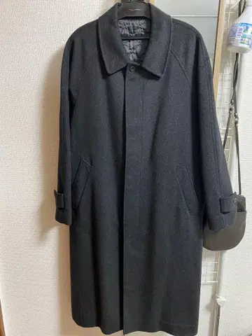 캐시미어 롱 코트 블랙 구제 의류