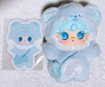 Yooki 요키 곰돌이 봉제 인형 스카이블루