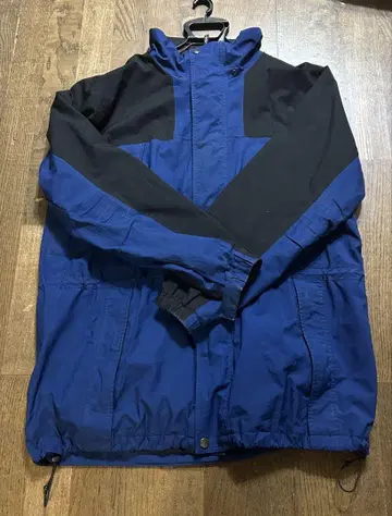 Eddie Bauer 쉘 자켓 후드 탈부착 가능 네이비