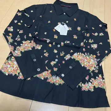 택 포함 새상품 마드모아젤 논논 파파스 셔츠 긴팔 면 100%