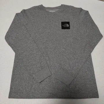 THE NORTH FACE 그레이 롱T 긴팔 티셔츠