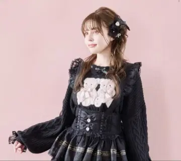 LizLisa Twin Bears 니트탑