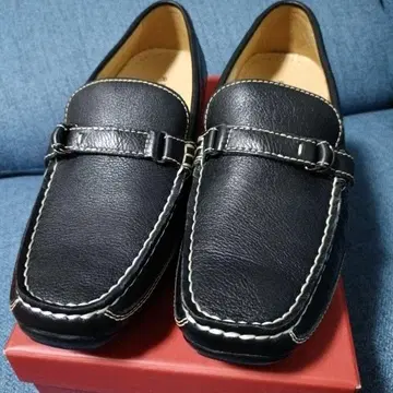 REGAL 블랙 가죽 로퍼 24.5cm