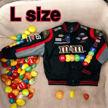 [레어] 레이싱 자켓 바시티 자켓 m&m's 로베르토 카바니 Lsize