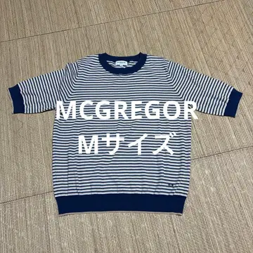 MCGREGOR 스트라이프 반팔 상의 M 사이즈