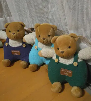 BOOM BOOM BEAR 봉제 인형 3개