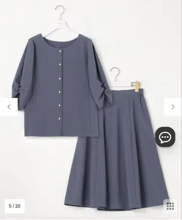any SiS 셋업 블라우스 스커트
