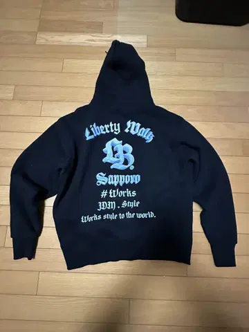 Liberty Walk 블랙 후드티