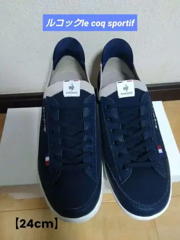 르꼬끄 le coq sportif 네이비 발수 스니커즈 새상품 24cm