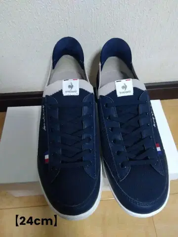 르꼬끄 le coq sportif 네이비 발수 스니커즈 새상품 24cm
