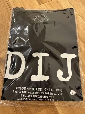 블랑키 제트 시티 DIJ 티셔츠 L 블랙 BJC 팝업