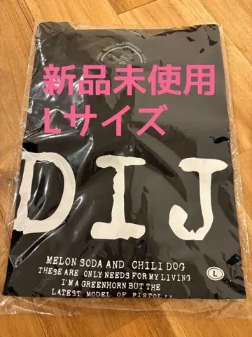 블랑키 제트 시티 DIJ 티셔츠 L 블랙 BJC 팝업