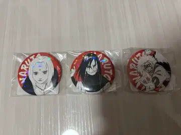 NARUTO 올스타 캔뱃지 지라이야 오로치마루 츠나데