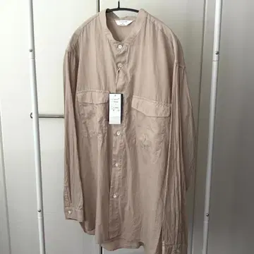 새상품 22SS STILL BY HAND SH02231 밴드 카라 48