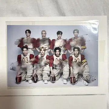 straykids 스키즈 전원 사인 엽서 Social Path