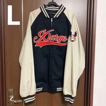 XLARGE 리버서블 베이스볼 자켓 블랙 L