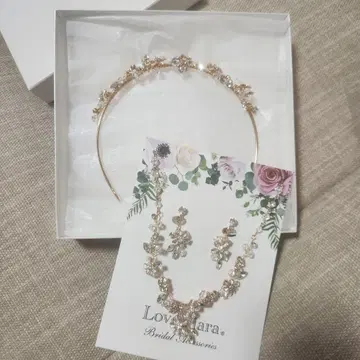Love Tiara 브라이덜 액세서리 3종 세트