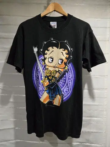 90s Betty Boop WARRIOR 베티짱 T셔츠 M