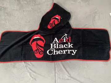 Acid Black Cherry 후드 부착 타월