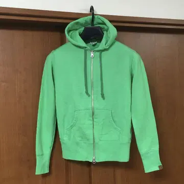 고품질 루프 휠러 맨투맨 후드티 XS 그린 LOOPWHEELER