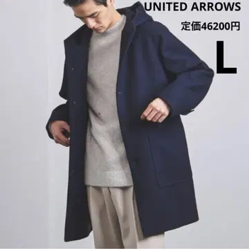 UNITED ARROWS 정가 46200엔 후디드 코트