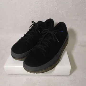 birkenstock 혼네프 블랙 스웨이드 로우컷 스니커즈