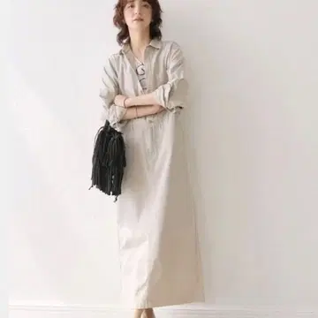 RIVE DROITE 리브 드와 MONN.:.(몽) 데님 셔츠 원피스