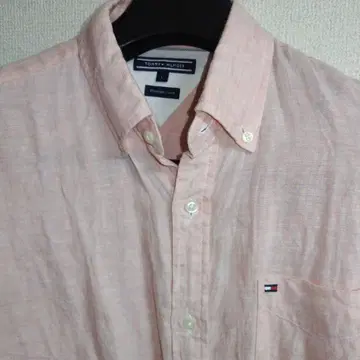 TOMMY HILFIGER 프리미엄 린넨 L 핑크