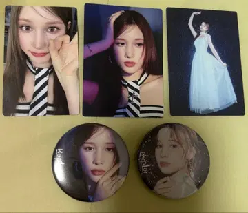 Kep1er 바히에 트레이딩 카드 캔뱃지