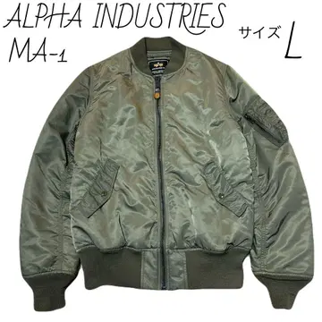 ALPHA INDUSTRIES MA-1 플라이트 자켓 L 라이트