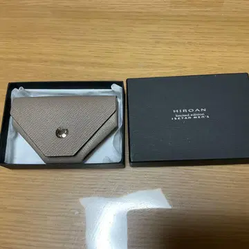HIROAN 한정판 코인 케이스 베이지