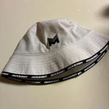 Jack Bunny 화이트 버킷 햇 골프 모자