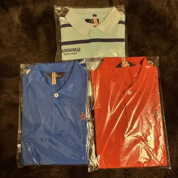 Munsingwear 맨싱 피케 셔츠 3개 세트