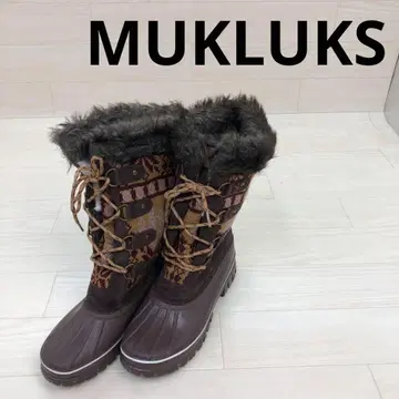 MUKLUKS 노르딕 무늬 부츠