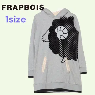 FRAPBOIS 양 디자인 트레이닝복 보아 안감 맨투맨 후드티