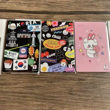 Tmoney 카드 교통 카드 artbo 3장
