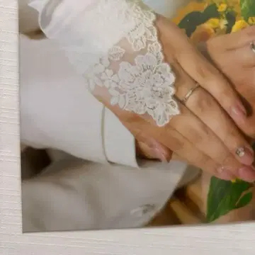 새틴 레이스 웨딩 장갑