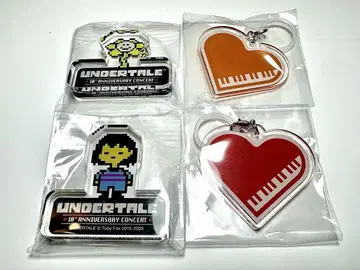 UNDERTALE 10주년 콘서트 아크릴 키링 세트 한정판 가챠